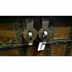 BISCOTTINI Vieux Coffre En Bois Et Fer Aux Dimensions L108 XPR65xH82 Cm 9 BISCOTTINI Vieux Coffre En Bois Et Fer Aux Dimensions L108 XPR65xH82 Cm -Rangement de jardin Soldes 18529492 3