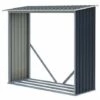 AUTRES Abri Bûches S - Gris Anthracite -Rangement de jardin Soldes 18648594 1