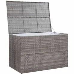 VidaXL Boîte De Rangement De Jardin Gris 150x100x100 Cm Résine Tressée - Gris 10 VidaXL Boîte De Rangement De Jardin Gris 150x100x100 Cm Résine Tressée - Gris -Rangement de jardin Soldes 18904065 4