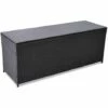 YOUTHUP Boîte De Rangement De Jardin Noir 150x50x60 Cm Résine Tressée - Noir 2 YOUTHUP Boîte De Rangement De Jardin Noir 150x50x60 Cm Résine Tressée - Noir -Rangement de jardin Soldes 19255065 1