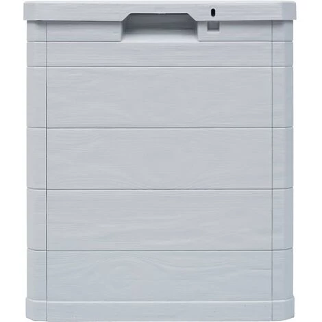 YOUTHUP Boîte De Rangement De Jardin 90 L Gris Clair 5 YOUTHUP Boîte De Rangement De Jardin 90 L Gris Clair – Image 3