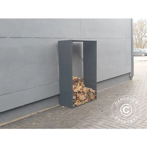 DANCOVER Abri De Stockage Pour Bois/parterre De Fleurs Surélevé, 1,1x0,5x1,8m ProShed®, Anthracite - Anthracite 4 DANCOVER Abri De Stockage Pour Bois/parterre De Fleurs Surélevé, 1,1x0,5x1,8m ProShed®, Anthracite - Anthracite – Image 2
