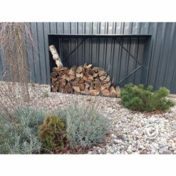 DANCOVER Abri De Stockage Pour Bois/parterre De Fleurs Surélevé, 1,1x0,5x1,8m ProShed®, Anthracite - Anthracite 9 DANCOVER Abri De Stockage Pour Bois/parterre De Fleurs Surélevé, 1,1x0,5x1,8m ProShed®, Anthracite - Anthracite -Rangement de jardin Soldes 19712139 3