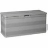 ASUPERMALL Boite De Rangement De Jardin Gris 117x45x56 Cm