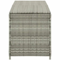 ASUPERMALL Boite De Rangement De Jardin Resine Tressee 200x50x60 Cm Gris -Rangement de jardin Soldes 19769294 5