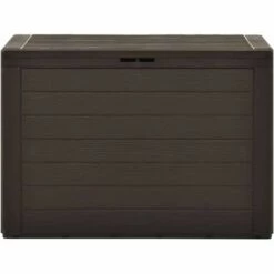 VidaXL Boîte De Rangement De Jardin Marron 78x44x55 Cm - Brun -Rangement de jardin Soldes 19807917 2