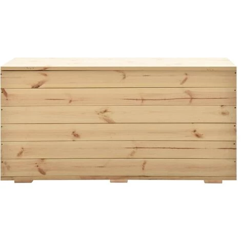 VidaXL Coffre De Rangement 120x63x60 Cm Bois De Pin Massif - Brun 5 VidaXL Coffre De Rangement 120x63x60 Cm Bois De Pin Massif - Brun – Image 3
