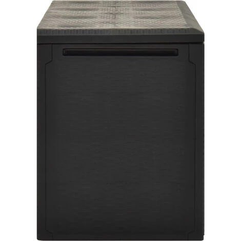 ASUPERMALL Boite De Rangement De Jardin Anthracite 114x47x60 Cm 7 ASUPERMALL Boite De Rangement De Jardin Anthracite 114x47x60 Cm – Image 5