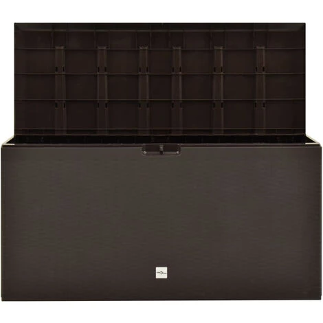ASUPERMALL Boite De Rangement De Jardin Marron 114x47x60 Cm 6 ASUPERMALL Boite De Rangement De Jardin Marron 114x47x60 Cm – Image 4
