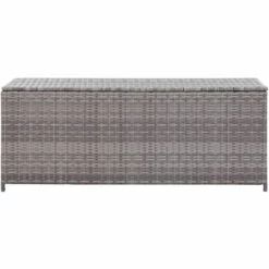 ASUPERMALL Boite De Rangement De Jardin Gris 150x50x60 Cm Resine Tressee 9 ASUPERMALL Boite De Rangement De Jardin Gris 150x50x60 Cm Resine Tressee -Rangement de jardin Soldes 23187419 3