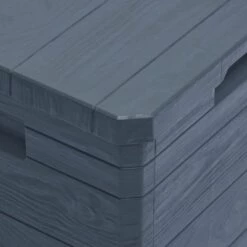 Topdeal Boîte De Rangement De Jardin 90 L Anthracite -Rangement de jardin Soldes 23278925 3