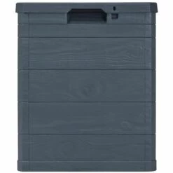 Topdeal Boîte De Rangement De Jardin 90 L Anthracite -Rangement de jardin Soldes 23278925 5