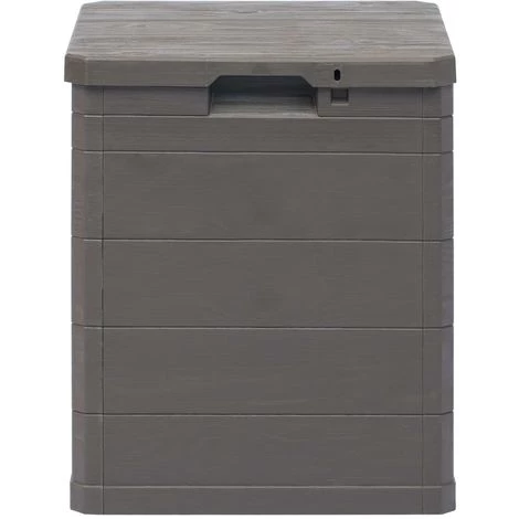Topdeal Boîte De Rangement De Jardin 90 L Marron 6 Topdeal Boîte De Rangement De Jardin 90 L Marron – Image 4