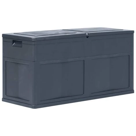 Topdeal Boîte De Rangement De Jardin 320 L Noir 3 Topdeal Boîte De Rangement De Jardin 320 L Noir