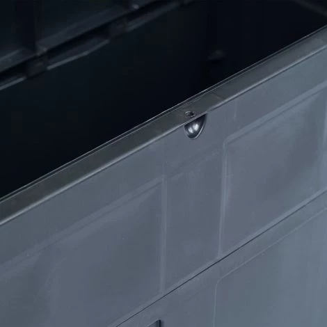 Topdeal Boîte De Rangement De Jardin 320 L Noir 6 Topdeal Boîte De Rangement De Jardin 320 L Noir – Image 4