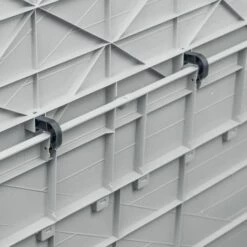 Topdeal Boîte De Rangement De Jardin 420 L Gris Clair 8 Topdeal Boîte De Rangement De Jardin 420 L Gris Clair -Rangement de jardin Soldes 23279063 2