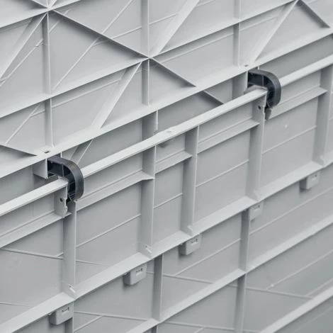 Topdeal Boîte De Rangement De Jardin 420 L Gris Clair 4 Topdeal Boîte De Rangement De Jardin 420 L Gris Clair – Image 2