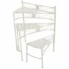 CLP Échelle à Fleurs En Fer SWING Blanc -Rangement de jardin Soldes 23765645 1
