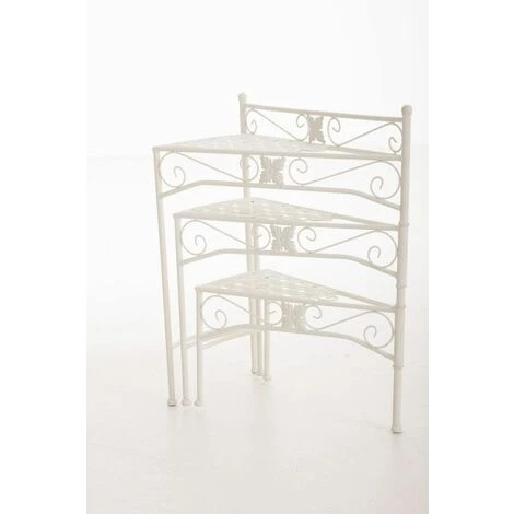 CLP Échelle à Fleurs En Fer SWING Blanc 5 CLP Échelle à Fleurs En Fer SWING Blanc – Image 3