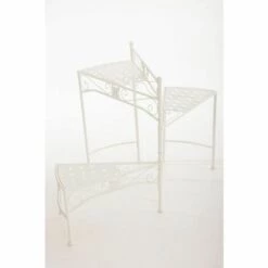 CLP Échelle à Fleurs En Fer SWING Blanc 11 CLP Échelle à Fleurs En Fer SWING Blanc -Rangement de jardin Soldes 23765645 5