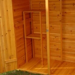 Melko Cabane à Outils Cabane à Outils XXL Cabane à Outils Armoire De Jardin, En Bois, Marron, 162 X 140 X 75 Cm 9 Melko Cabane à Outils Cabane à Outils XXL Cabane à Outils Armoire De Jardin, En Bois, Marron, 162 X 140 X 75 Cm -Rangement de jardin Soldes 24028399 3