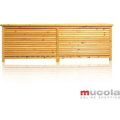 Melko Boîte à Coussins Boîte à Coussins Boîte De Jardin Coffre De Jardin En Bois Avec Couvercle à Charnière, Résistant à La Pluie, 170 X 50 X 58 Cm 3 Melko Boîte à Coussins Boîte à Coussins Boîte De Jardin Coffre De Jardin En Bois Avec Couvercle à Charnière, Résistant à La Pluie, 170 X 50 X 58 Cm