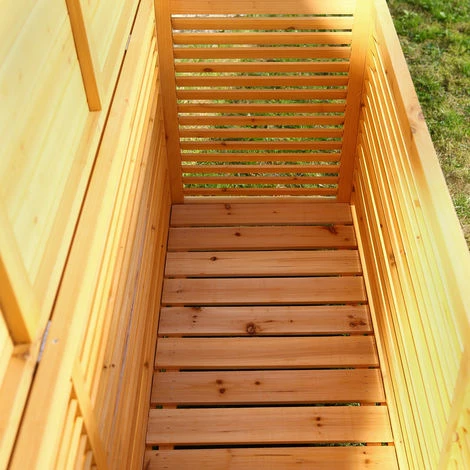 Melko Boîte à Coussins Boîte à Coussins Boîte De Jardin Coffre De Jardin En Bois Avec Couvercle à Charnière, Résistant à La Pluie, 170 X 50 X 58 Cm 5 Melko Boîte à Coussins Boîte à Coussins Boîte De Jardin Coffre De Jardin En Bois Avec Couvercle à Charnière, Résistant à La Pluie, 170 X 50 X 58 Cm – Image 3