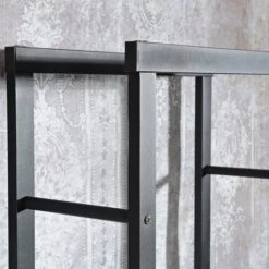 Melko Porte-bûches Robuste Pour Le Bois De Chauffage Et Le Bois D'allumage, Support En Bois Indépendant, En Fer, 100 X 60 Cm - Avec Plots En Caoutchouc Pour La Protection Du Sol -Rangement de jardin Soldes 24030350 4