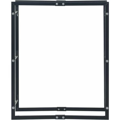 ASUPERMALL Portant De Bois De Chauffage Noir 80x25x100 Cm Acier 7 ASUPERMALL Portant De Bois De Chauffage Noir 80x25x100 Cm Acier – Image 5