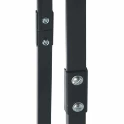 ASUPERMALL Portant De Bois De Chauffage Noir 100x25x100 Cm Acier -Rangement de jardin Soldes 24165953 3