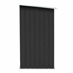 ASUPERMALL Abri De Stockage A Bois Acier Galvanise 163x83x154cm Anthracite 9 ASUPERMALL Abri De Stockage A Bois Acier Galvanise 163x83x154cm Anthracite -Rangement de jardin Soldes 24166436 3