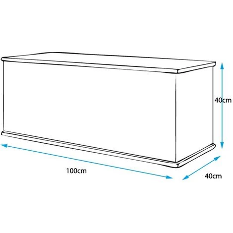 DESIGN AMEUBLEMENT Coffre De Rangement | 100 X 40 X 40cm | Blanc Finition Brillante | Modèle ARIEL - Blanc 6 DESIGN AMEUBLEMENT Coffre De Rangement | 100 X 40 X 40cm | Blanc Finition Brillante | Modèle ARIEL - Blanc – Image 4