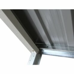 HABITAT ET JARDIN Abri Bûches Métal "Victor" - 2.15 M² - Taupe. -Rangement de jardin Soldes 2441484 3