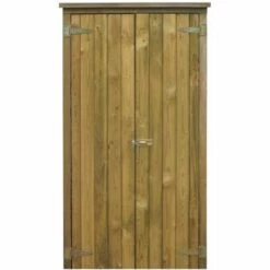 Hommoo Abri A Outils Pour Jardin Pin FSC 85 X 48 X 177 Cm HDV29290 -Rangement de jardin Soldes 25142011 4
