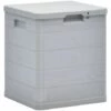 Hommoo Boite De Rangement De Jardin 90 L Gris Clair HDV29808 -Rangement de jardin Soldes 25142470 1