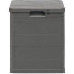 Hommoo Boite De Rangement De Jardin 90 L Marron HDV29810 -Rangement de jardin Soldes 25142477 4