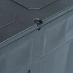 Hommoo Boite De Rangement De Jardin 320 L Noir HDV29813 -Rangement de jardin Soldes 25142485 5