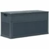 Hommoo Boite De Rangement De Jardin 320 L Anthracite HDV29815 2 Hommoo Boite De Rangement De Jardin 320 L Anthracite HDV29815 -Rangement de jardin Soldes 25142490 1
