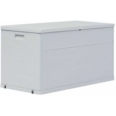 Hommoo Boite De Rangement De Jardin 420 L Gris Clair HDV29816 3 Hommoo Boite De Rangement De Jardin 420 L Gris Clair HDV29816