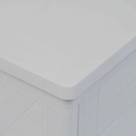 Hommoo Boite De Rangement De Jardin 420 L Gris Clair HDV29816 5 Hommoo Boite De Rangement De Jardin 420 L Gris Clair HDV29816 – Image 3