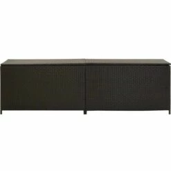 Hommoo Boite De Rangement De Jardin Resine Tressee 200x50x60 Cm Marron HDV30008 9 Hommoo Boite De Rangement De Jardin Resine Tressee 200x50x60 Cm Marron HDV30008 -Rangement de jardin Soldes 25142697 3