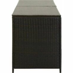 Hommoo Boite De Rangement De Jardin Resine Tressee 200x50x60 Cm Marron HDV30008 11 Hommoo Boite De Rangement De Jardin Resine Tressee 200x50x60 Cm Marron HDV30008 -Rangement de jardin Soldes 25142697 5