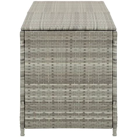 Hommoo Boite De Rangement De Jardin Resine Tressee 200x50x60 Cm Gris HDV30009 7 Hommoo Boite De Rangement De Jardin Resine Tressee 200x50x60 Cm Gris HDV30009 – Image 5