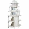 BISCOTTINI Etagere En Bois D'acajou Massif Finition Noyer L100xPR39xH190 Cm 1 BISCOTTINI Etagere En Bois D'acajou Massif Finition Noyer L100xPR39xH190 Cm -Rangement de jardin Soldes 25148507 1
