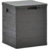 ASUPERMALL Boite De Rangement De Jardin 90 L Marron -Rangement de jardin Soldes 25825491 1