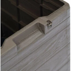 ASUPERMALL Boite De Rangement De Jardin 90 L Marron -Rangement de jardin Soldes 25825491 5