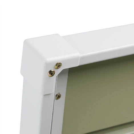 GARDEBRUK Coffre De Rangement Tôle D'acier Blanc 120x62x63cm Verrouillable 2 Clés Jardin 7 GARDEBRUK Coffre De Rangement Tôle D'acier Blanc 120x62x63cm Verrouillable 2 Clés Jardin – Image 5