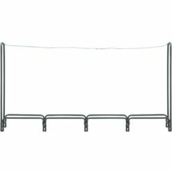 TRUE DEAL Portant De Bois De Chauffage Anthracite 240x35x120 Cm Acier -Rangement de jardin Soldes 26276752 4