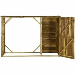 TRUE DEAL Abri D'outils De Jardin Pin 253 X 80 X 170 Cm 9 TRUE DEAL Abri D'outils De Jardin Pin 253 X 80 X 170 Cm -Rangement de jardin Soldes 26367112 3