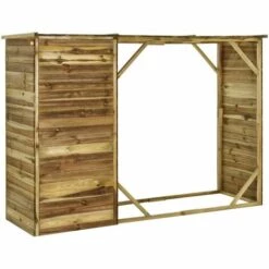 TRUE DEAL Abri D'outils De Jardin Pin 253 X 80 X 170 Cm 10 TRUE DEAL Abri D'outils De Jardin Pin 253 X 80 X 170 Cm -Rangement de jardin Soldes 26367112 4